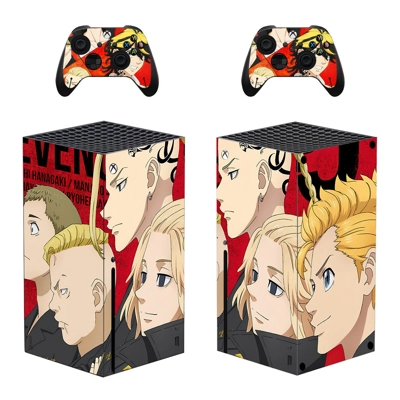 Tokyo Avengers decal skin for Xbox Series X Console and 2 .. Tokyo Avengers decal skin for Xbox Series X Console and 2 ..