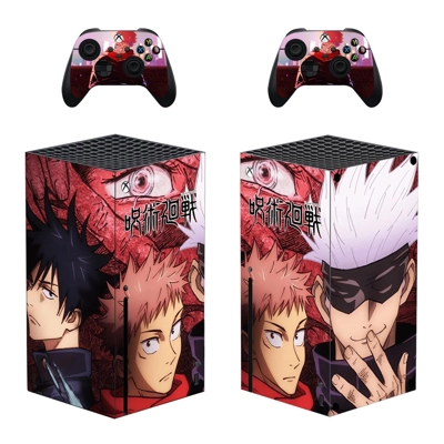Jujutsu Kaisen decal skin for Xbox Series X Console and 2 .. Jujutsu Kaisen decal skin for Xbox Series X Console and 2 ..