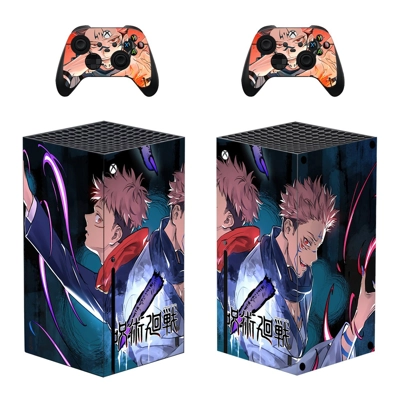 Jujutsu Kaisen decal skin for Xbox Series X Console and 2 .. Jujutsu Kaisen decal skin for Xbox Series X Console and 2 ..