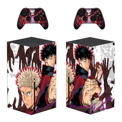 Jujutsu Kaisen decal skin for Xbox Series X Console and 2 .. Jujutsu Kaisen decal skin for Xbox Series X Console and 2 ..