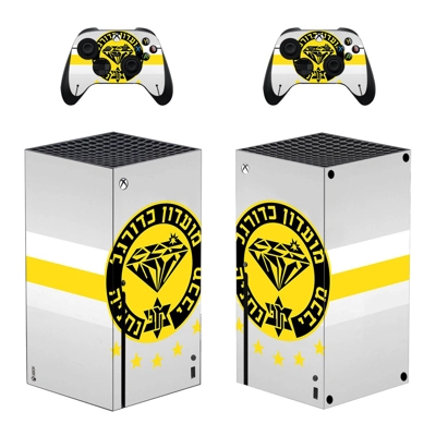 Maccabi Netanya FC decal skin for Xbox Series X Console and 2 Controllers