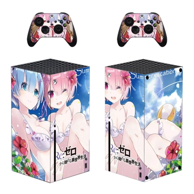 Date A Live decal skin for Xbox Series X Console and 2 Controllers