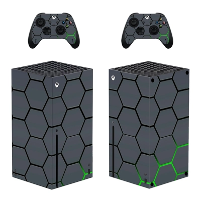 Digital Texture decal skin for Xbox Series X Console and 2 Controllers