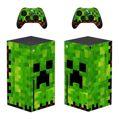 Minecraft decal skin for Xbox Series X Console and 2 Contr.. Minecraft decal skin for Xbox Series X Console and 2 Contr..