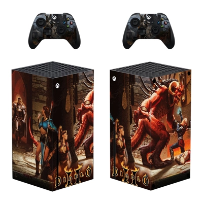 Diablo 2 Resurrected decal skin for Xbox Series X Console .. Diablo 2 Resurrected decal skin for Xbox Series X Console ..