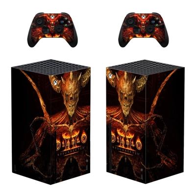 Diablo 2 Resurrected decal skin for Xbox Series X Console .. Diablo 2 Resurrected decal skin for Xbox Series X Console ..