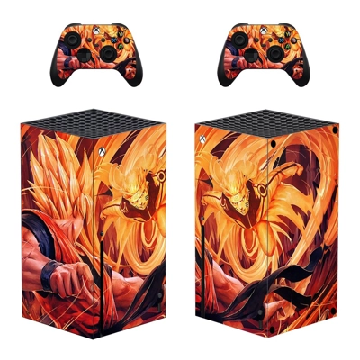 Naruto decal skin for Xbox Series X Console and 2 Controll.. Naruto decal skin for Xbox Series X Console and 2 Controll..