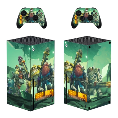 Deep Rock Galactic decal skin for Xbox Series X Console an.. Deep Rock Galactic decal skin for Xbox Series X Console an..