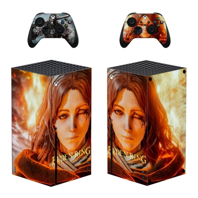Elden Ring decal skin for Xbox Series X Console and 2 Cont.. Elden Ring decal skin for Xbox Series X Console and 2 Cont..