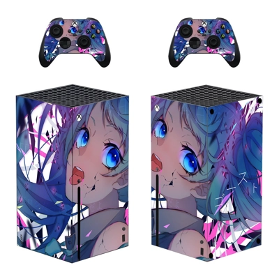 Anime decal skin for Xbox Series X Console and 2 Controllers Anime decal skin for Xbox Series X Console and 2 Controllers