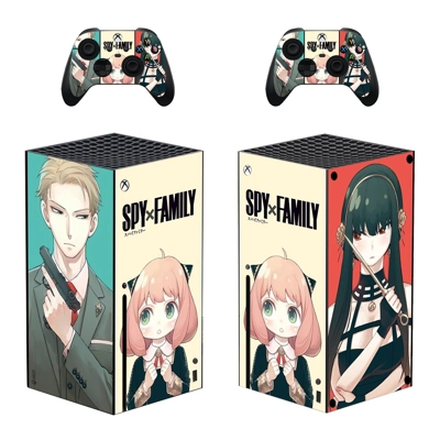 Spy X Family decal skin for Xbox Series X Console and 2 Co.. Spy X Family decal skin for Xbox Series X Console and 2 Co..