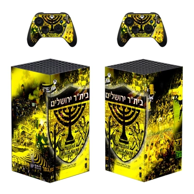 Beitar Jerusalem FC decal skin for Xbox Series X Console a.. Beitar Jerusalem FC decal skin for Xbox Series X Console a..
