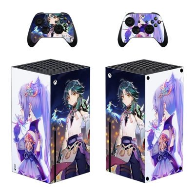 Genshin decal skin for Xbox Series X Console and 2 Control.. Genshin decal skin for Xbox Series X Console and 2 Control..