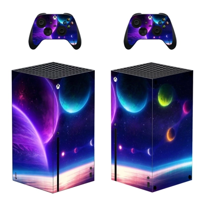 Planet View decal skin for Xbox Series X Console and 2 Controllers