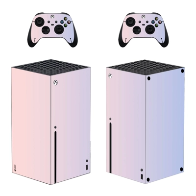 Color Texture decal skin for Xbox Series X Console and 2 Controllers