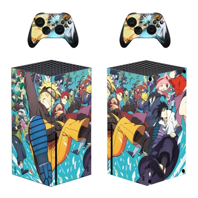 Naruto decal skin for Xbox Series X Console and 2 Controll.. Naruto decal skin for Xbox Series X Console and 2 Controll..