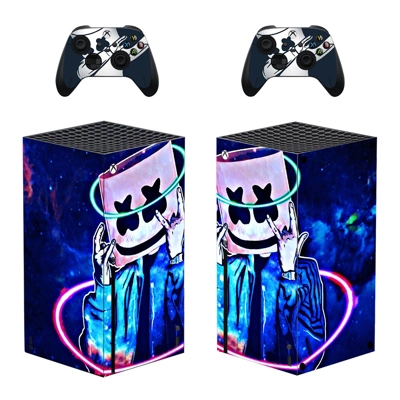 Marshmello decal skin for Xbox Series X Console and 2 Cont.. Marshmello decal skin for Xbox Series X Console and 2 Cont..