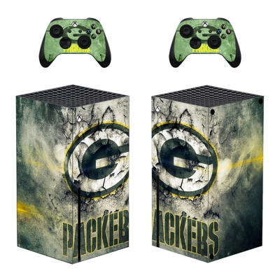 Green Bay Packers decal skin for Xbox Series X Console and.. Green Bay Packers decal skin for Xbox Series X Console and..