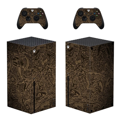 Furry Texture decal skin for Xbox Series X Console and 2 Controllers