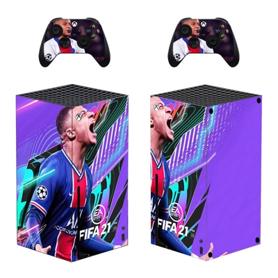 FIFA 21 decal skin for Xbox Series X Console and 2 Control.. FIFA 21 decal skin for Xbox Series X Console and 2 Control..