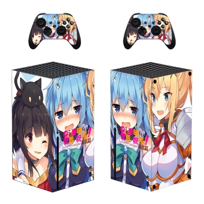 Anime decal skin for Xbox Series X Console and 2 Controllers Anime decal skin for Xbox Series X Console and 2 Controllers