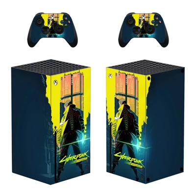 Cyberpunk 2077 decal skin for Xbox Series X Console and 2 .. Cyberpunk 2077 decal skin for Xbox Series X Console and 2 ..