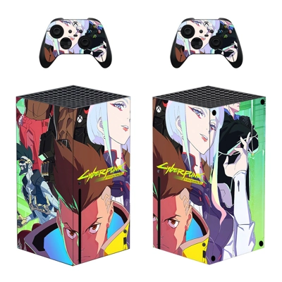 Cyberpunk 2077 decal skin for Xbox Series X Console and 2 .. Cyberpunk 2077 decal skin for Xbox Series X Console and 2 ..