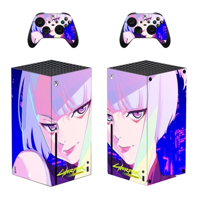 Cyberpunk 2077 decal skin for Xbox Series X Console and 2 .. Cyberpunk 2077 decal skin for Xbox Series X Console and 2 ..