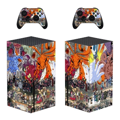 Naruto decal skin for Xbox Series X Console and 2 Controll.. Naruto decal skin for Xbox Series X Console and 2 Controll..