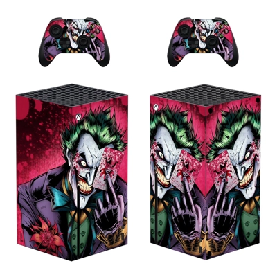 Joker decal skin for Xbox Series X Console and 2 Controllers Joker decal skin for Xbox Series X Console and 2 Controllers