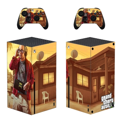 Grand Theft Auto 5 decal skin for Xbox Series X Console an.. Grand Theft Auto 5 decal skin for Xbox Series X Console an..