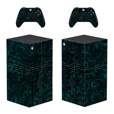 Digital Texture decal skin for Xbox Series X Console and 2 Controllers
