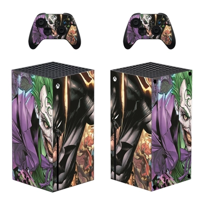 Joker decal skin for Xbox Series X Console and 2 Controllers Joker decal skin for Xbox Series X Console and 2 Controllers