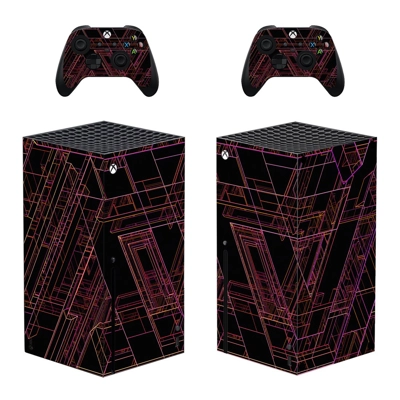 Digital Texture decal skin for Xbox Series X Console and 2 Controllers