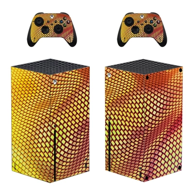 Digital Texture decal skin for Xbox Series X Console and 2 Controllers