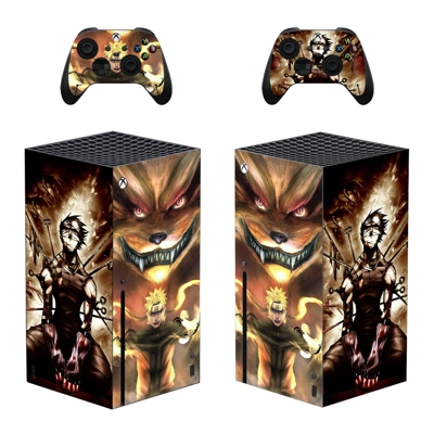 Naruto decal skin for Xbox Series X Console and 2 Controll.. Naruto decal skin for Xbox Series X Console and 2 Controll..