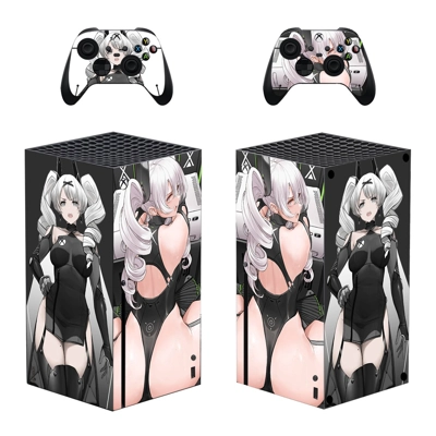 Anime decal skin for Xbox Series X Console and 2 Controllers Anime decal skin for Xbox Series X Console and 2 Controllers