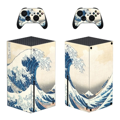 Water Wave decal skin for Xbox Series X Console and 2 Cont.. Water Wave decal skin for Xbox Series X Console and 2 Cont..