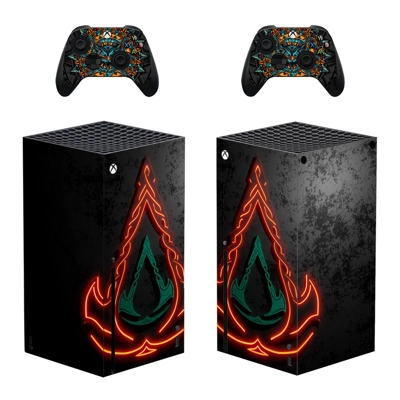 Assassin's Creed decal skin for Xbox Series X Console and .. Assassin's Creed decal skin for Xbox Series X Console and ..