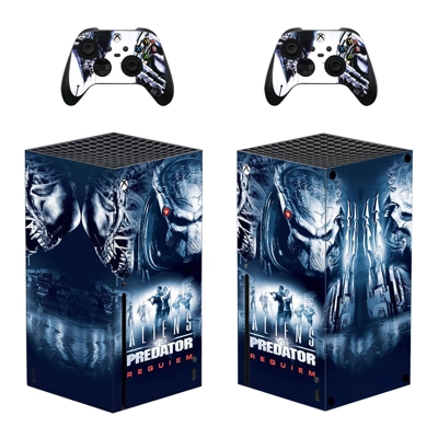 Alien Vs Predator decal skin for Xbox Series X Console and 2 Controllers