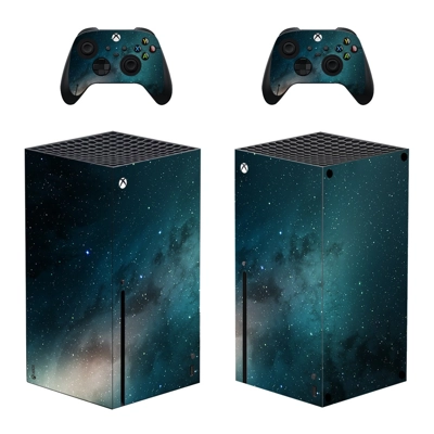 Sky Texture decal skin for Xbox Series X Console and 2 Controllers