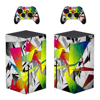 Digital Texture decal skin for Xbox Series X Console and 2 Controllers