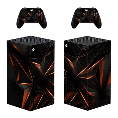 Digital Texture decal skin for Xbox Series X Console and 2 Controllers