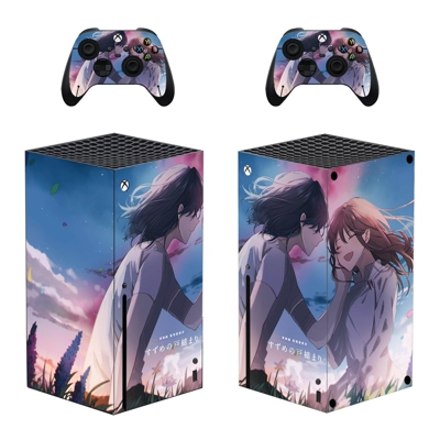 Anime Suzume decal skin for Xbox Series X Console and 2 Co.. Anime Suzume decal skin for Xbox Series X Console and 2 Co..