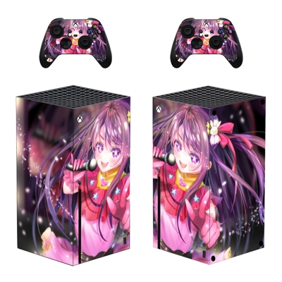 Anime decal skin for Xbox Series X Console and 2 Controllers Anime decal skin for Xbox Series X Console and 2 Controllers
