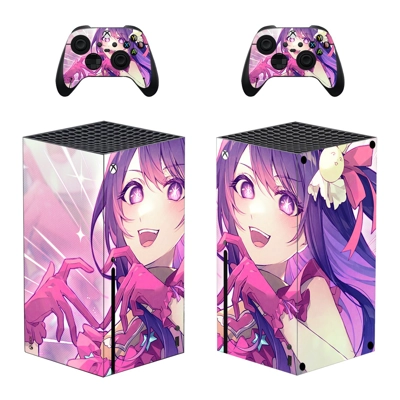 Anime decal skin for Xbox Series X Console and 2 Controllers Anime decal skin for Xbox Series X Console and 2 Controllers
