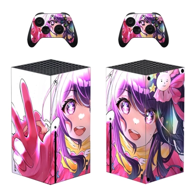 Anime decal skin for Xbox Series X Console and 2 Controllers Anime decal skin for Xbox Series X Console and 2 Controllers