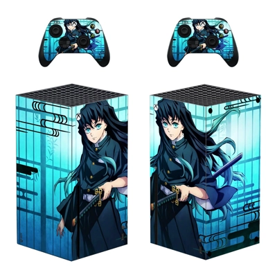 Demon Slayer decal skin for Xbox Series X Console and 2 Co.. Demon Slayer decal skin for Xbox Series X Console and 2 Co..