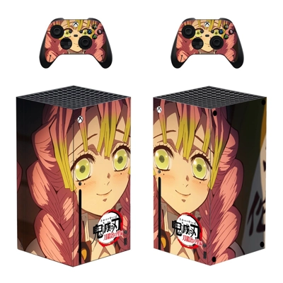 Demon Slayer decal skin for Xbox Series X Console and 2 Co.. Demon Slayer decal skin for Xbox Series X Console and 2 Co..