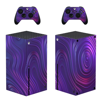 Digital Texture decal skin for Xbox Series X Console and 2 Controllers